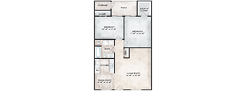 2 Bedroom 1 Bathroom