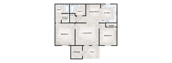 2 Bedroom 2 Bathroom