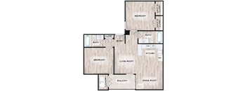 2 Bedroom 2 Bathroom