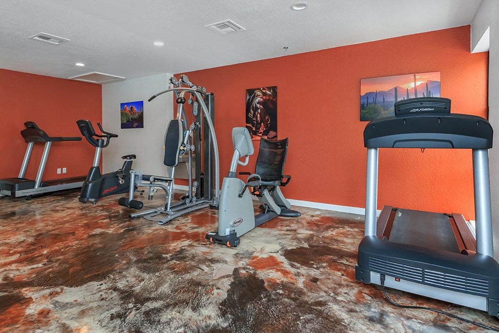 the gym in the owner s remodeled home is pictured