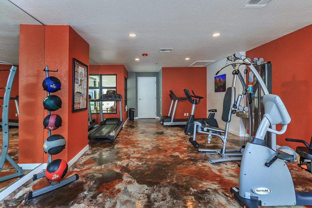 the gym at the enclave at photo
