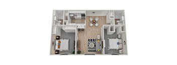 West Two Bed One and a Half Bath - Premium