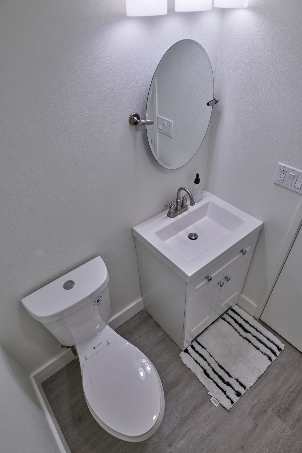 a small bathroom with a toilet and a sink