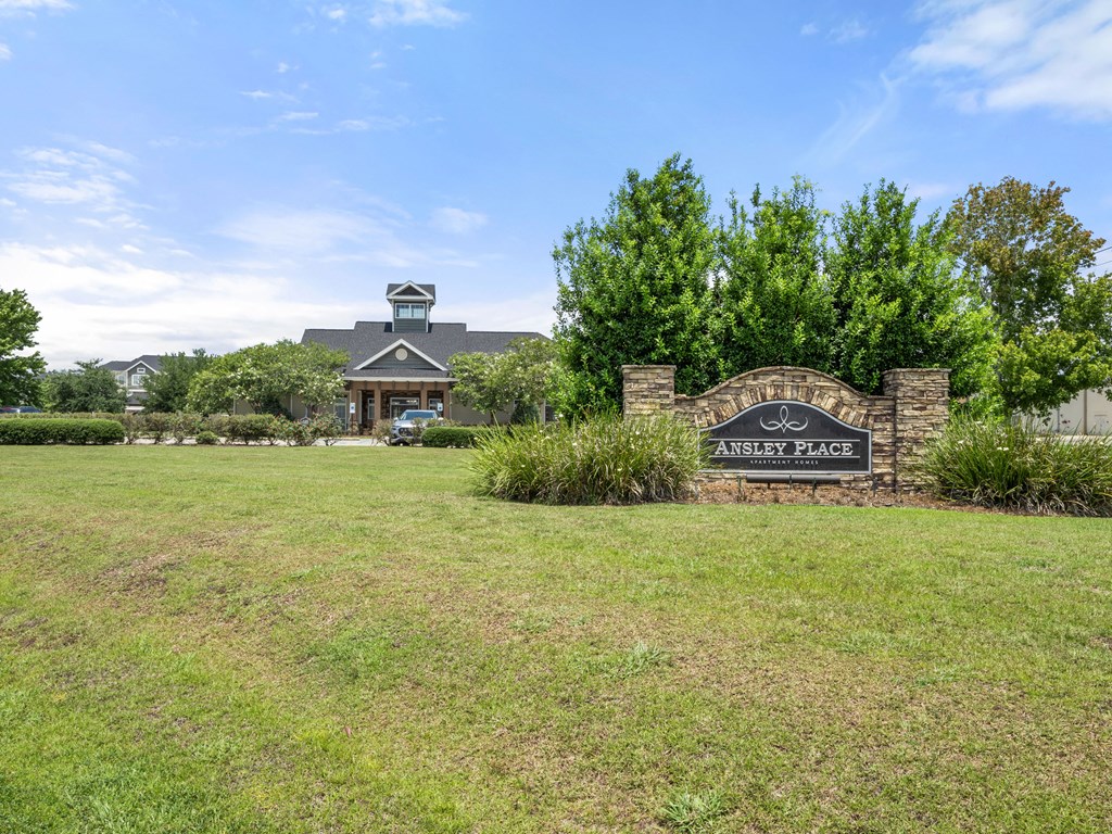 the preserve at aster place sign in front of a house