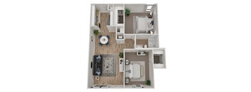 Two Bed One Bath - Classic