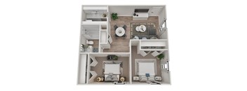 a floor plan of a 1 bedroom192 sq ft apartment