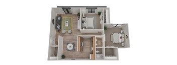 Two Bed One Bath - Main Level - Classic