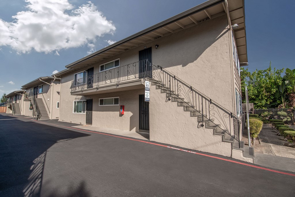 Buena Vista Apartment building with a staircase to the second floor