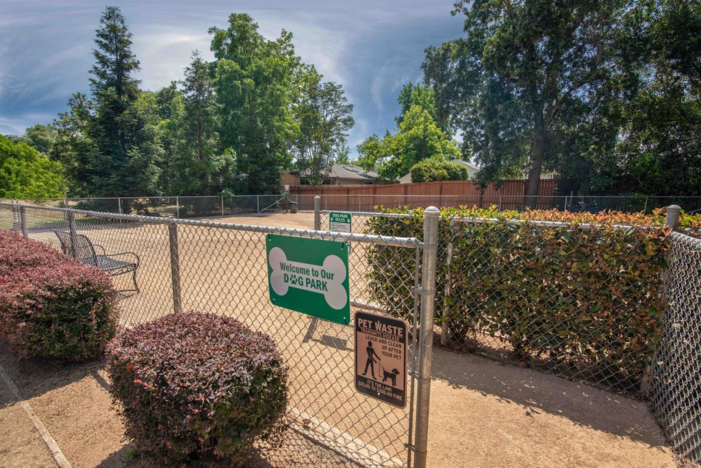 Fenced in pet park at Willow Grove Apartments, California, 95825