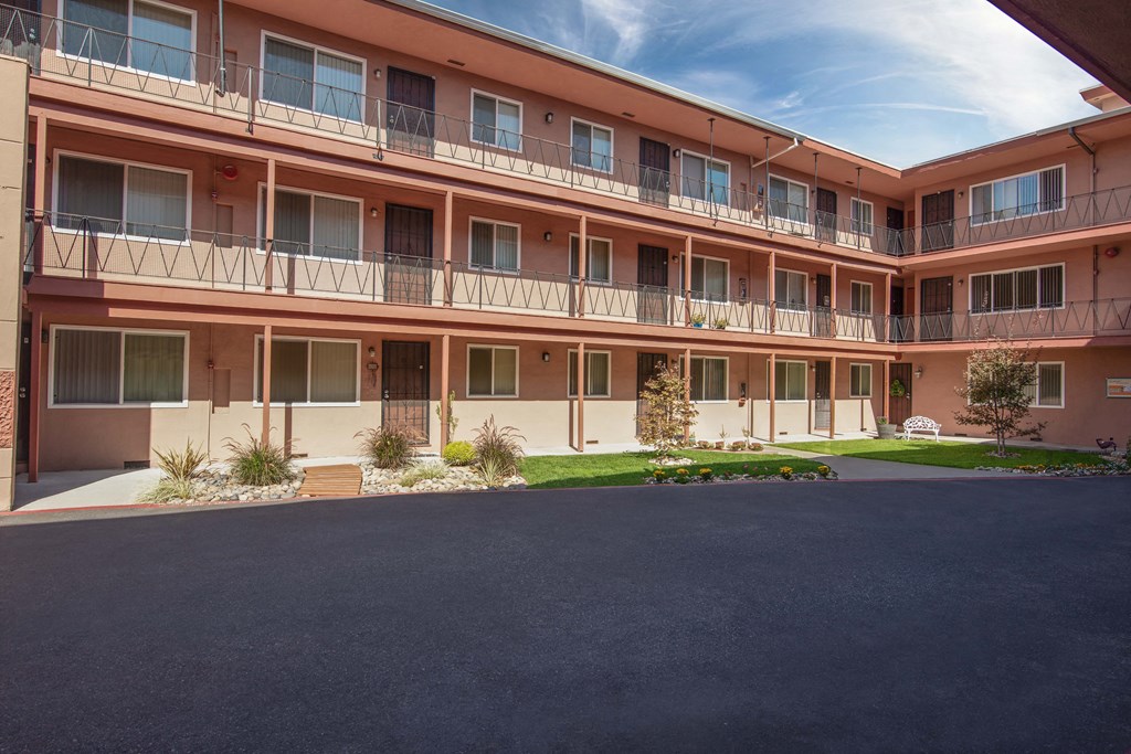 Apartment building Interior view of 1, 2, 3 floors