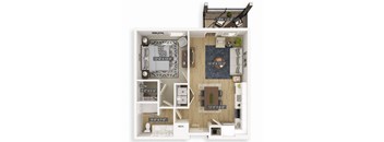 Alpine 3D Floorplan Illustration