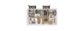 Dogwood 3D Floorplan Illustration