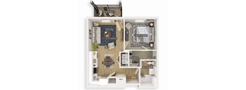 Ashe 3D Floorplan Illustration