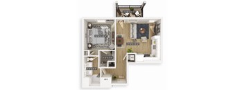 Aspen 3D Floorplan Illustration