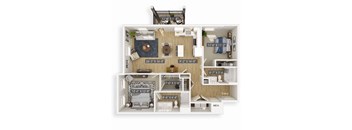Cambria 3D Floorplan Illustration