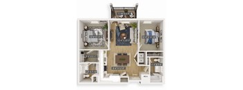 Cypress 3D Floorplan Illustration