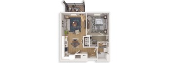 Ashe 3D Floorplan Illustration