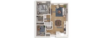Birch 3D Floorplan Illustration