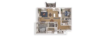Cambria 3D Floorplan Illustration