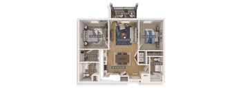Cypress 3D Floorplan Illustration