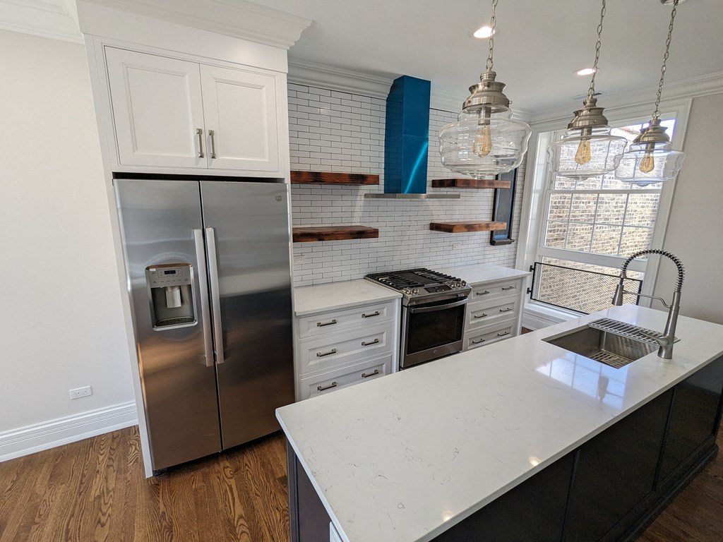 stainless steel kitchen