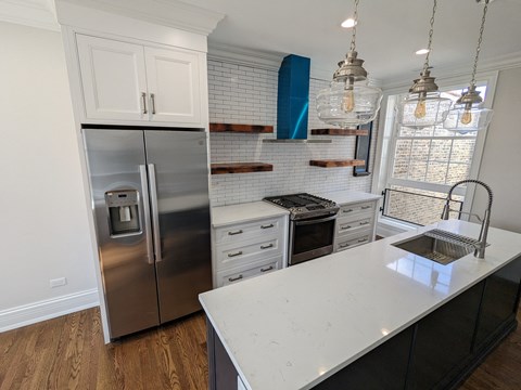 stainless steel kitchen