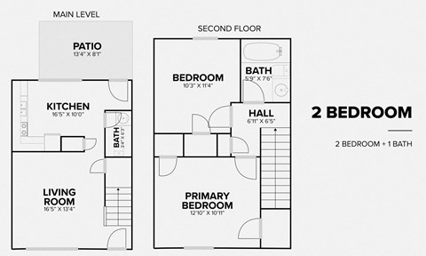 a floor plan of a house with three bedrooms and a bathroom