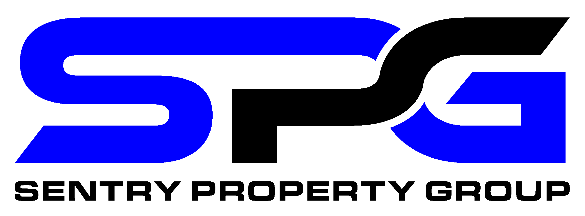 a logo for the service property group