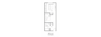 a floor plan of a small apartment