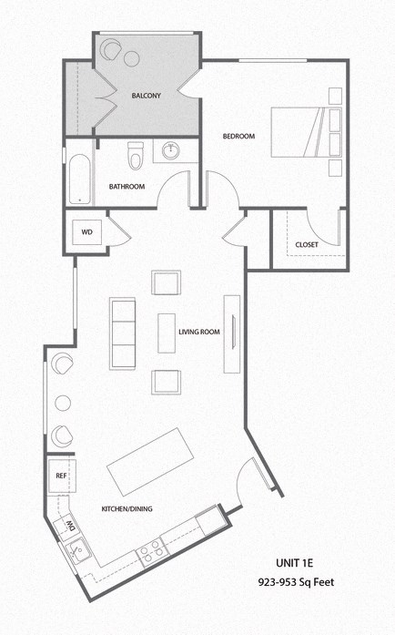 a floor plan of the unit