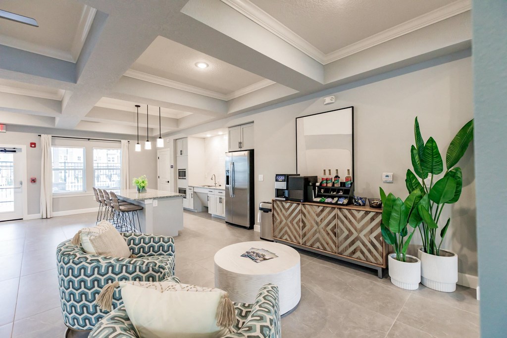 lounge area with chairs and a coffee table