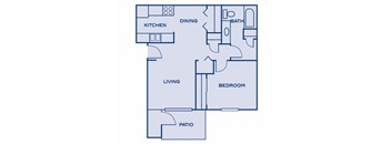 a floor plan of a two bedroom apartment