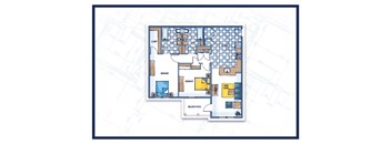 2 bedroom apartment floor plan