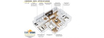 3 bedroom floor plan
