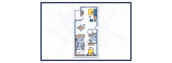 1 bedroom floor plan diagram