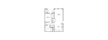 1 bedroom floor plan