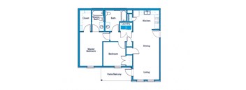 a 2 bedroom apartment floor plan