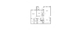 2 bedroom floor plan