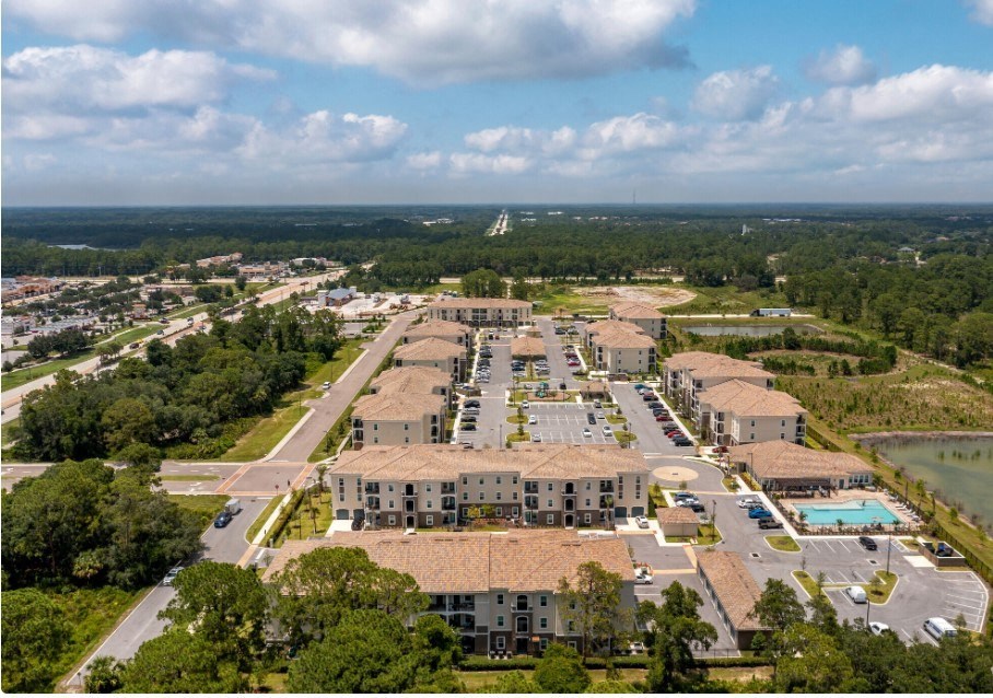 An aerial view of the Flats at Sundown in North Port, Florida