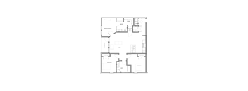 a 3 bedroom apartment floor plan