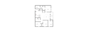 a 4 bedroom apartment floor plan