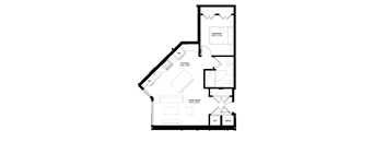 floor plan of the upper level of the floor plan