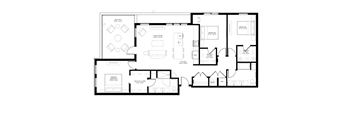 the floor plan of the condo