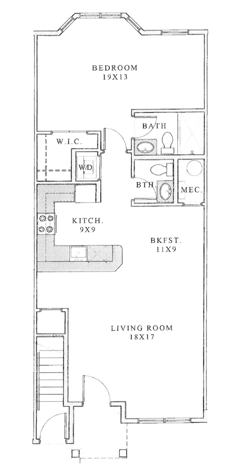 the floor plan for the second floor of the house