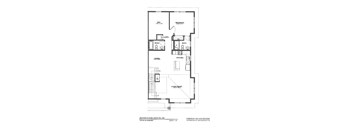 A floor plan for a Parkway Village Estates apartment.