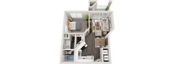 Caicos Floor Plan at Coastline Apartments, Florida