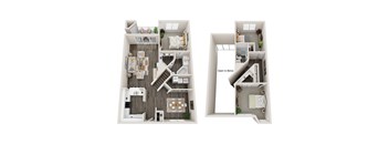 Carambola Floor Plan at Coastline Apartments, Fort Walton Beach, 32547