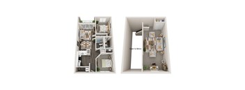 Carimar Floor Plan at Coastline Apartments, Florida
