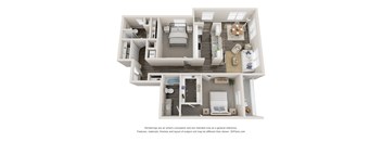 Cremant Floor Plan at Elan Apartments, Florida, 32547