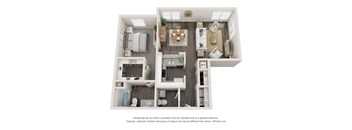 Montrachet Floor Plan at Elan Apartments, Fort Walton Beach, 32547